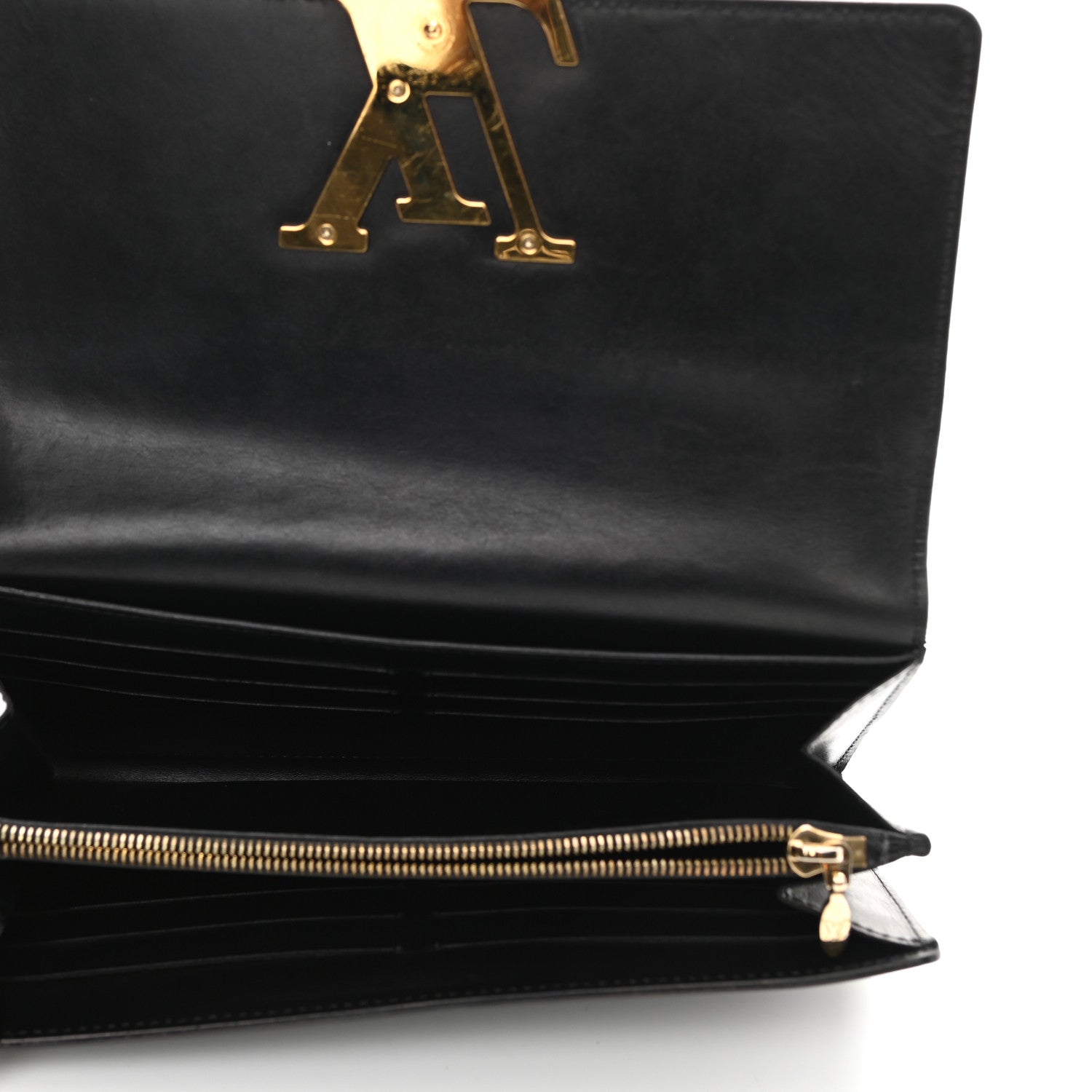 Louis Vuitton Patent Louise Clutch Black 5 of 6