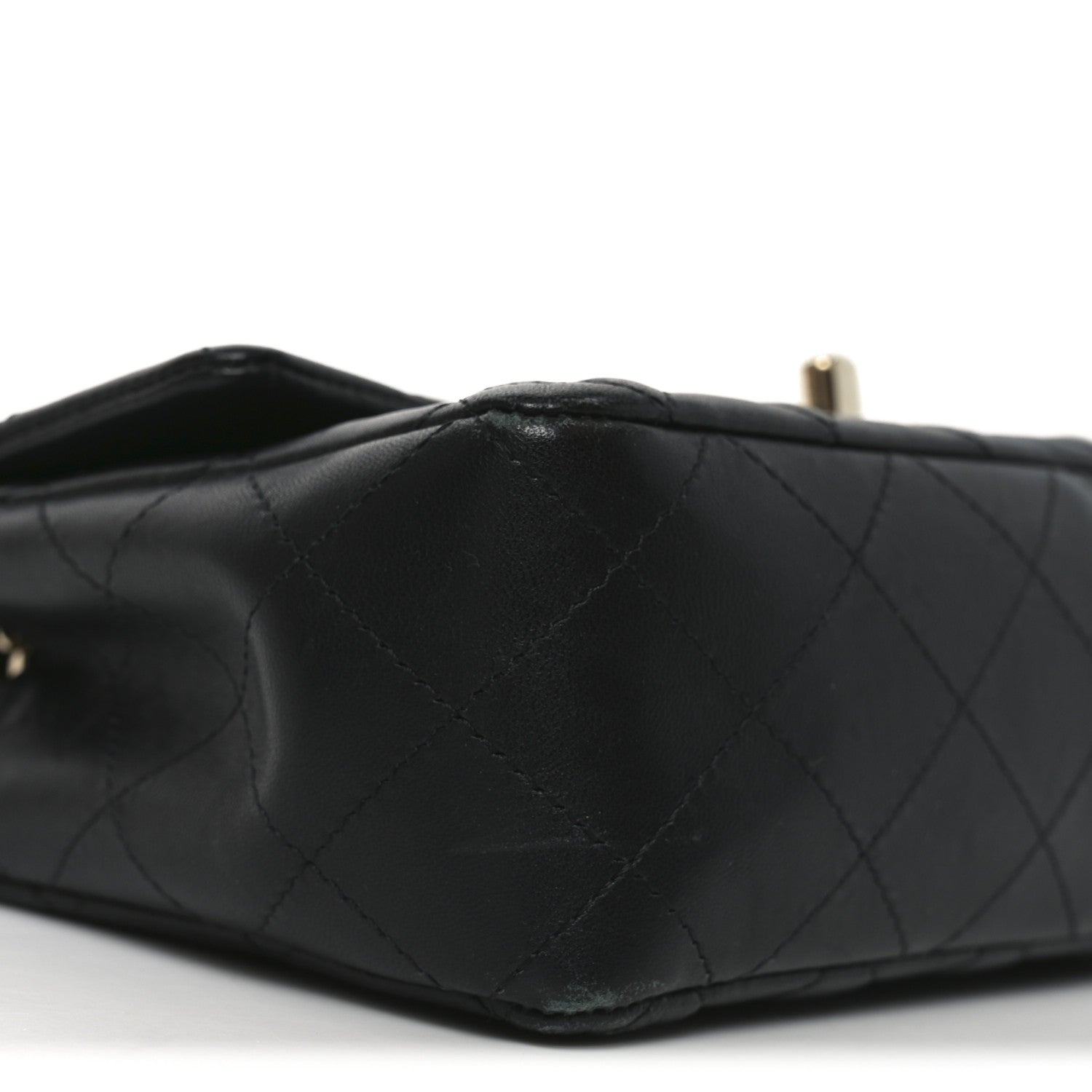 Chanel Lambskin Quilted Mini Coco Charms Rectangular Flap Black 9 of 11