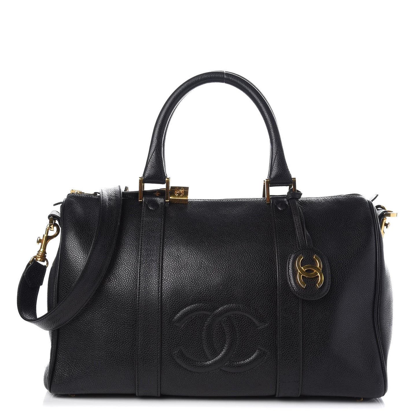 Caviar Timeless CC Duffel Bag Black