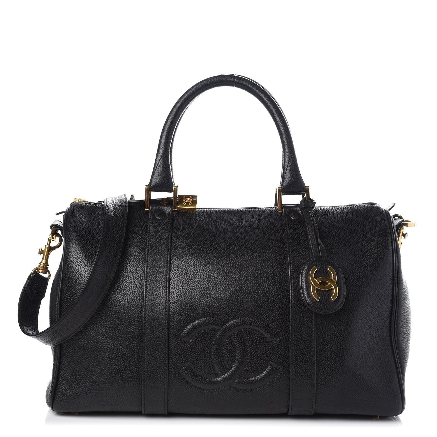 Chanel Caviar Timeless CC Duffel Bag Black 1 of 9