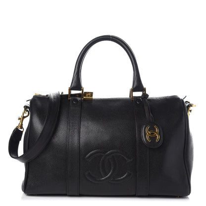 Chanel Caviar Timeless CC Duffel Bag Black 1 of 9
