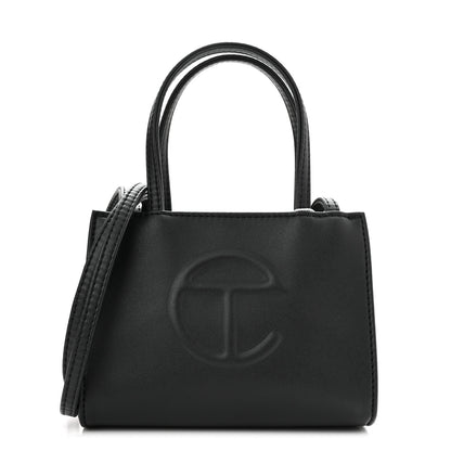 Telfar Vegan Leather Small Shopping Bag Black 1 of 11