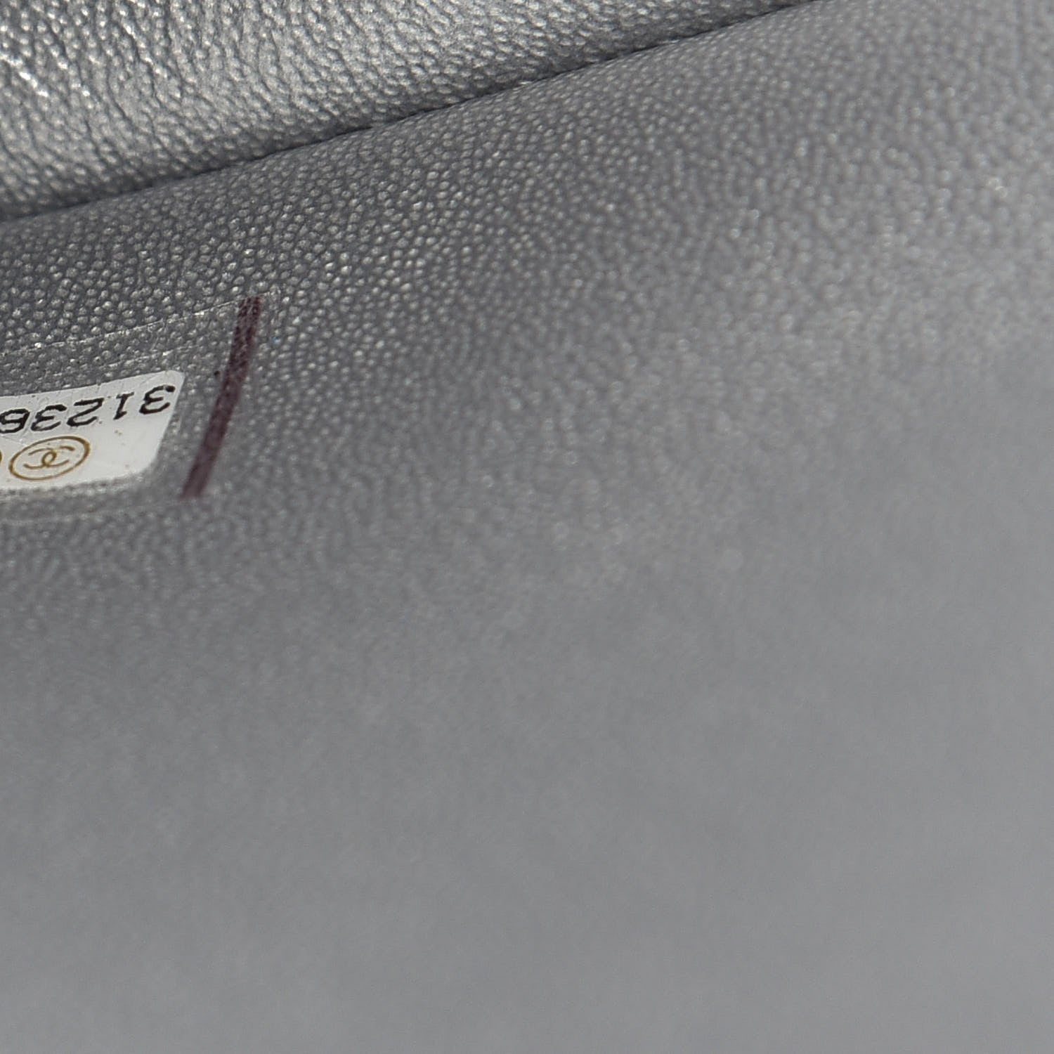 Chanel Metallic Caviar Quilted Mini Top Handle Rectangular Flap Silver 7 of 10