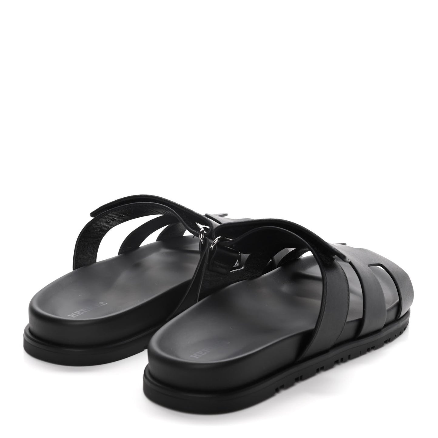 Calfskin Womens Chypre Sandals 40 Black