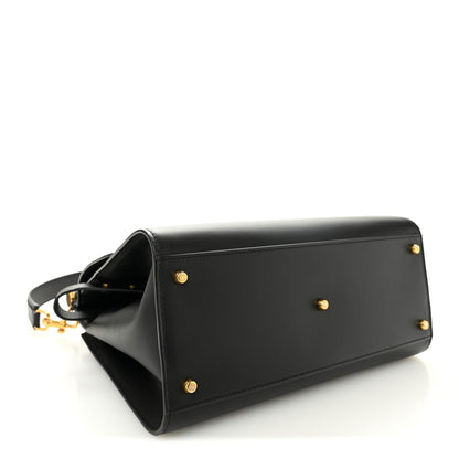 Dolce & Gabbana Vitello Morbido Large Sicily 58 Bag Black 4 of 9