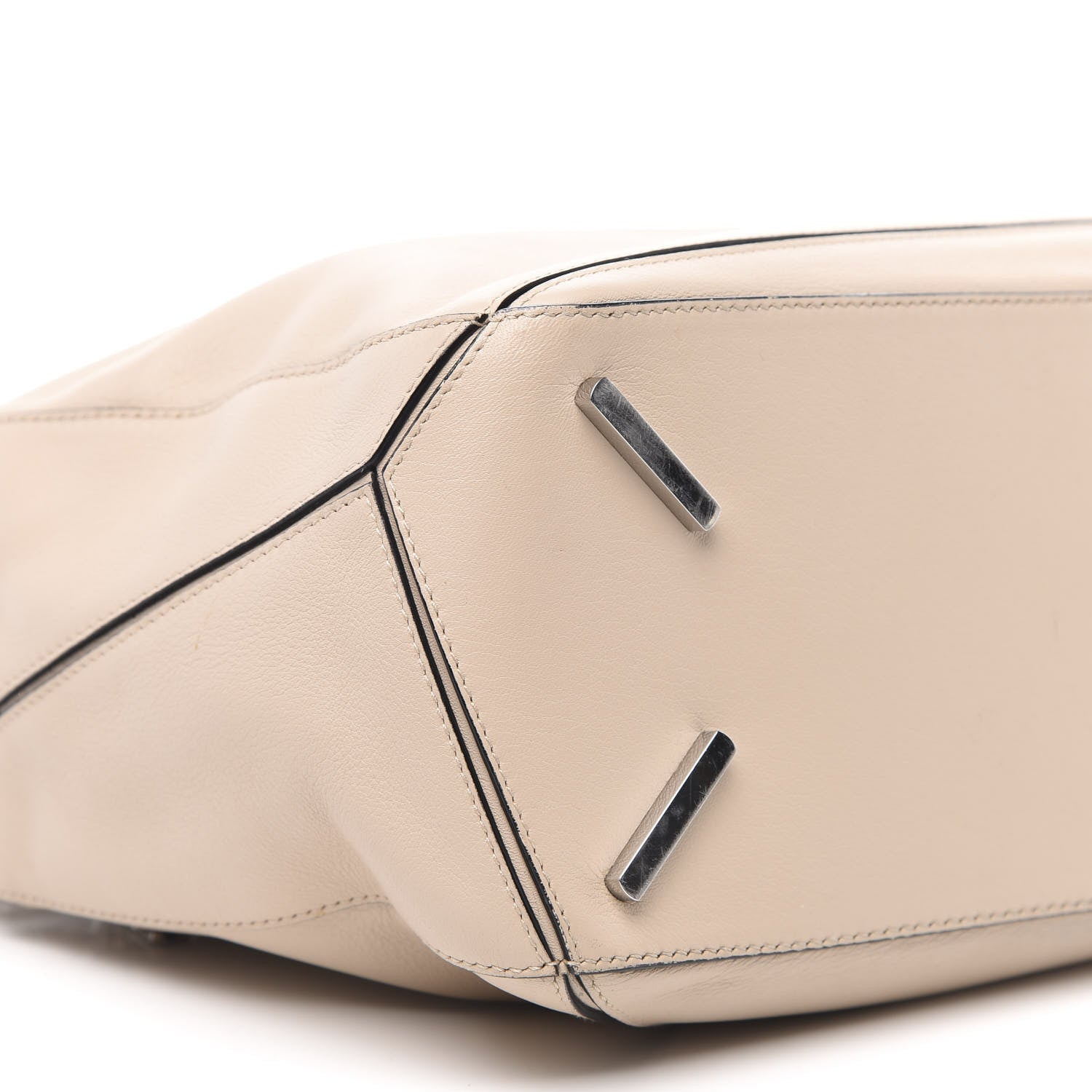 Loewe Calfskin Medium Puzzle Bag Light Oat 10 of 13
