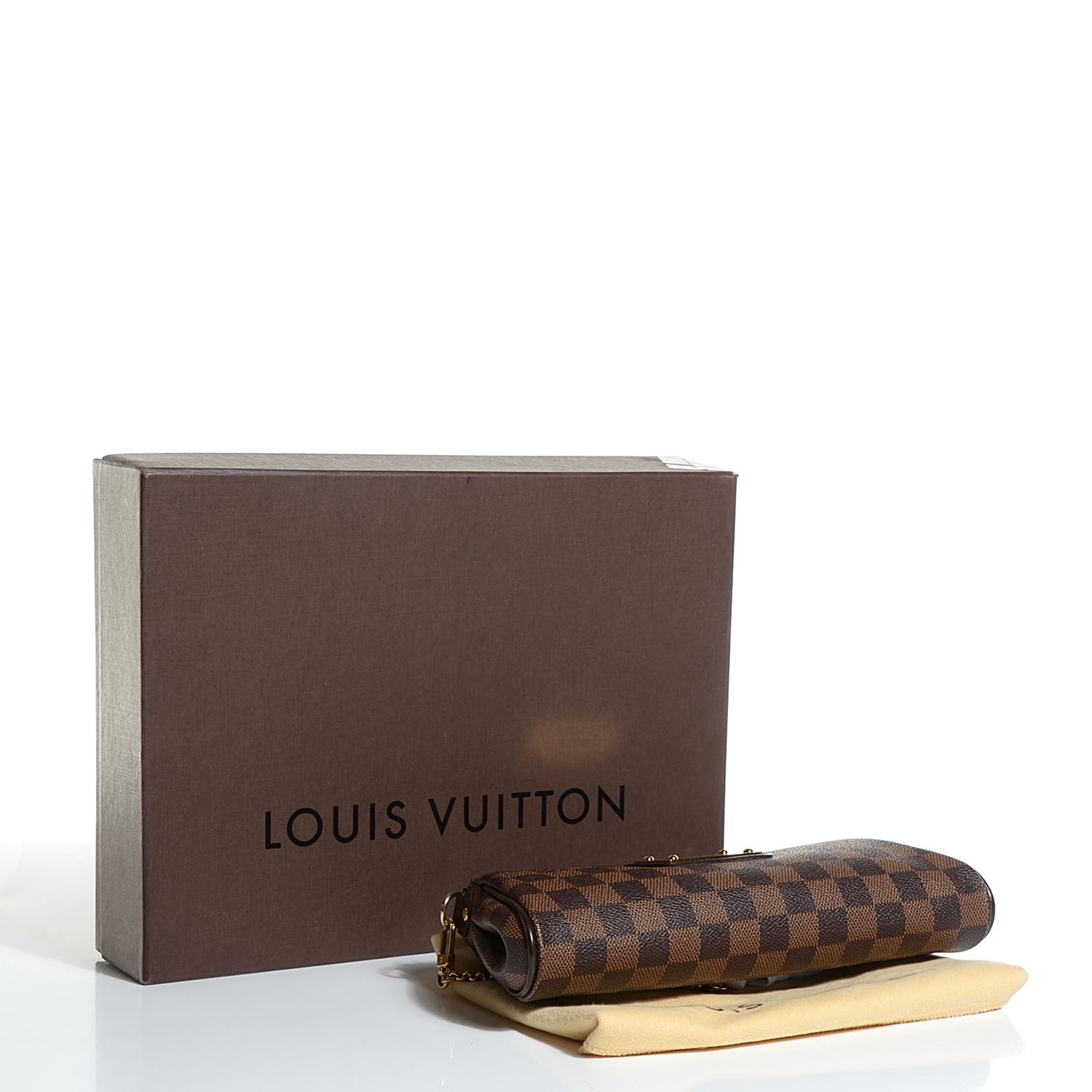 Louis Vuitton Damier Ebene Eva Clutch 4 of 7