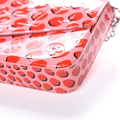 Louis Vuitton Vernis Jungle Dots Pochette Felicie Sugar Pink Poppy 10 of 12