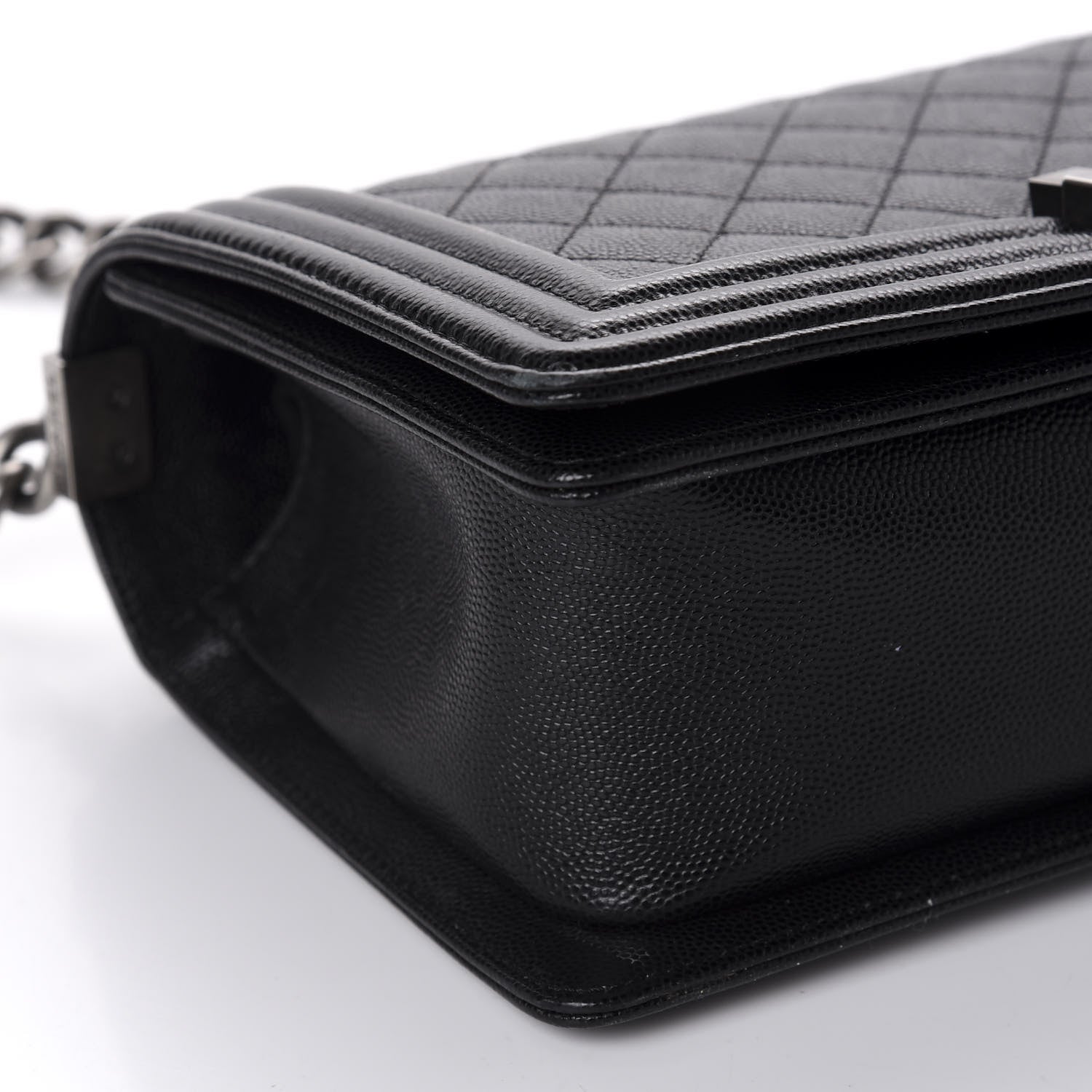 Chanel Caviar Quilted Medium Boy Flap Black 6 of 10