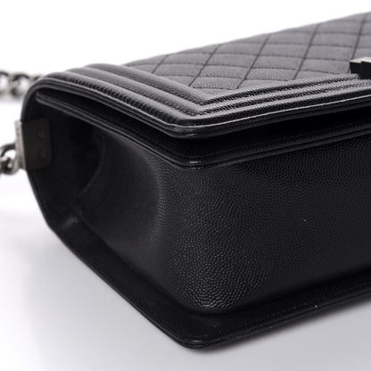 Chanel Caviar Quilted Medium Boy Flap Black 6 of 10