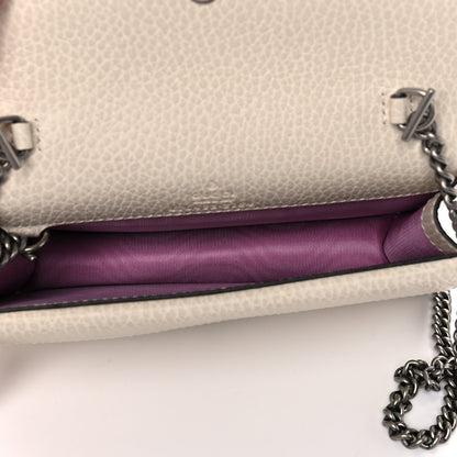 Gucci Dollar Calfskin Crystal Super Mini Dionysus Shoulder Bag Mystic White Black Diamond 5 of 12