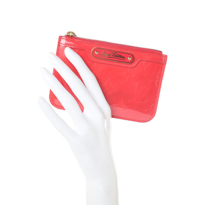 Louis Vuitton Vernis Key Pouch Rose Litchi 2 of 9