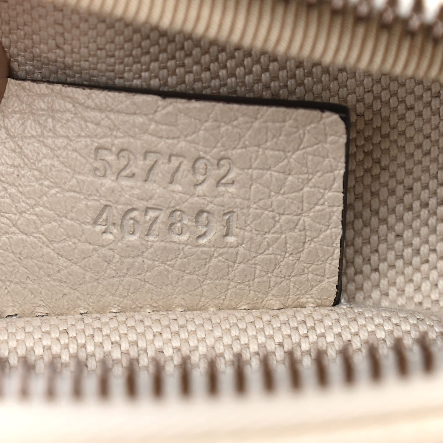 Gucci Grained Calfskin Small Logo Belt Bag White 7 of 11
