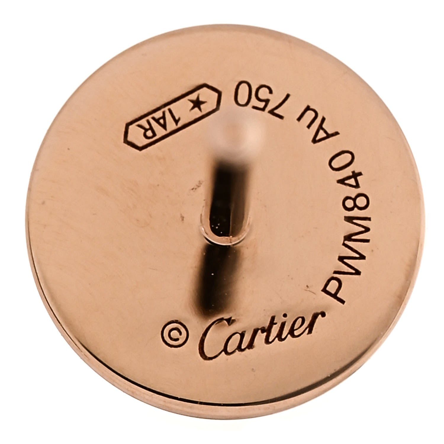Cartier 18K Pink Gold LOVE Earrings 4 of 5
