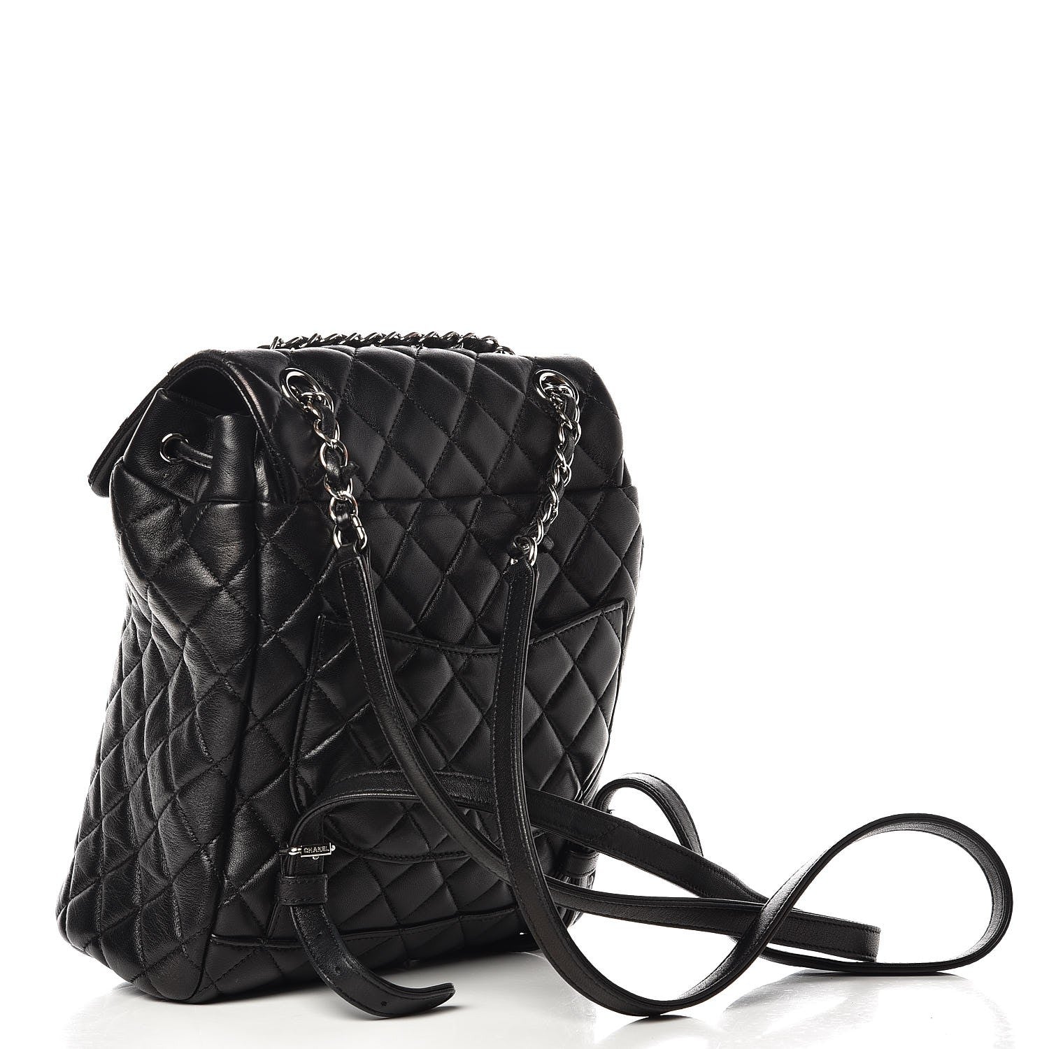 Chanel Lambskin Quilted Small Urban Spirit Backpack Black 3 of 11