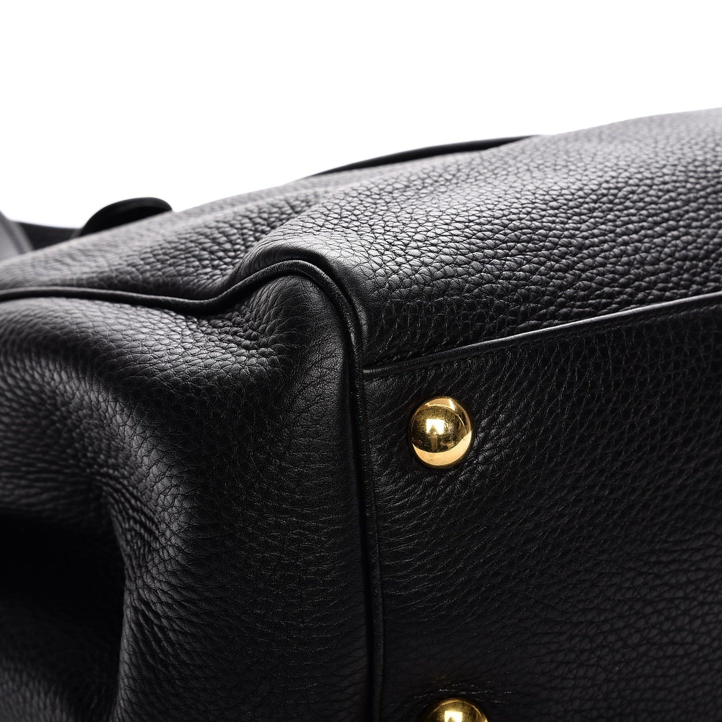 Pebbled Calfskin Medium 1973 Tote Black