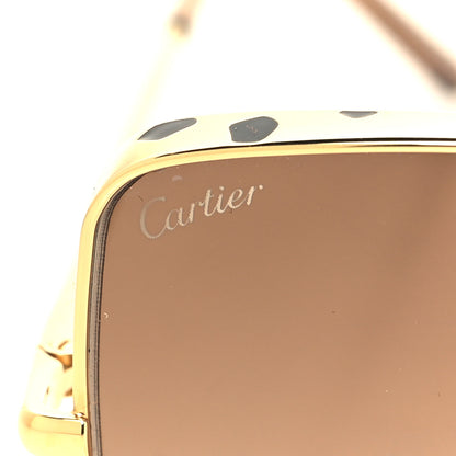 Cartier Panthere de Cartier Sunglasses CT0299S Gold Black 7 of 8