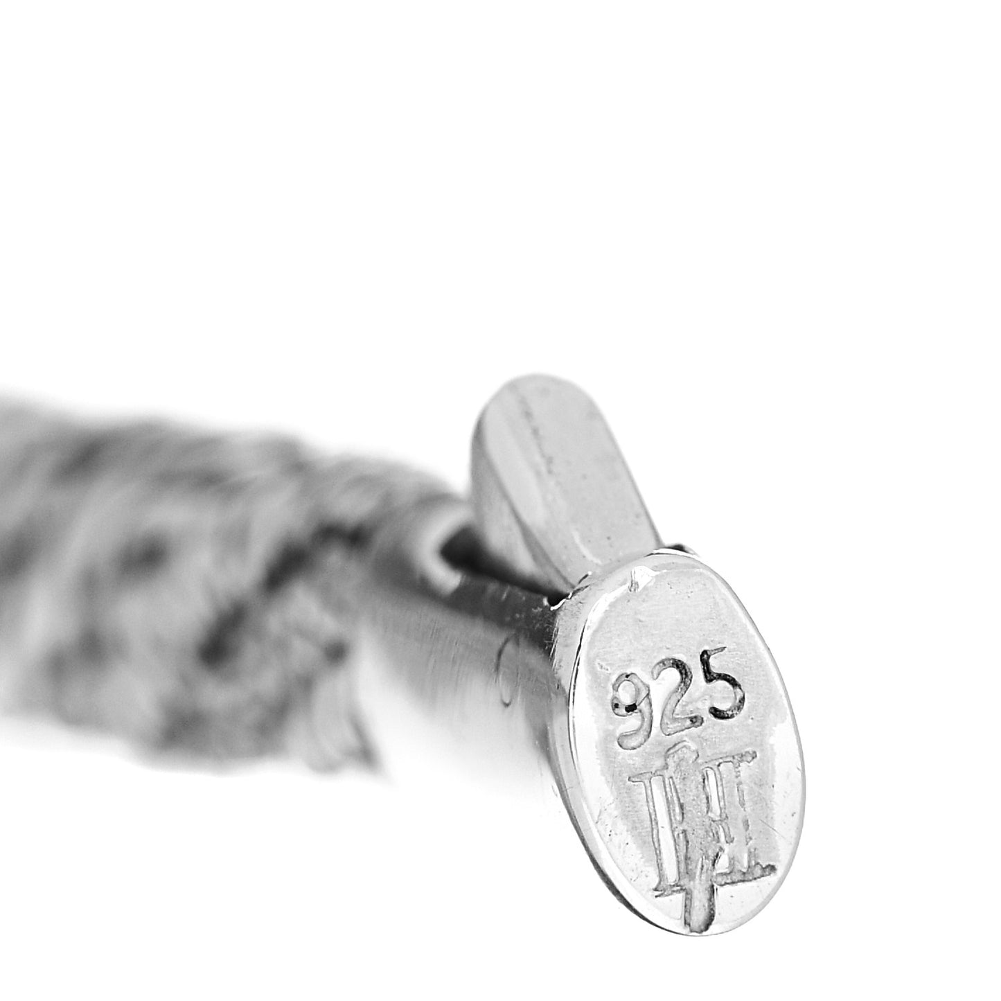 Sterling Silver 6mm Bamboo Twisted Chain Bracelet