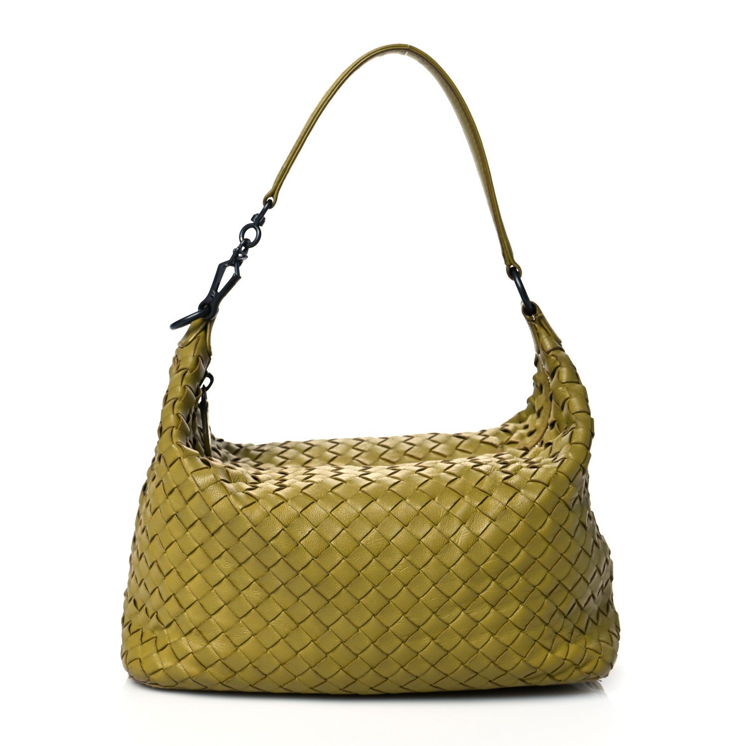 Bottega Veneta Nappa Intrecciato Small Shoulder Bag Green 1 of 10