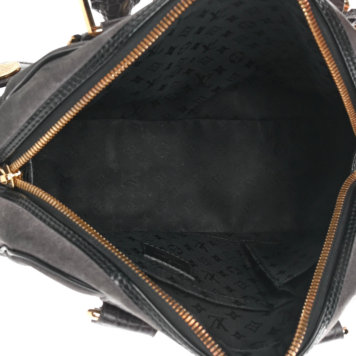 Louis Vuitton Havane Stamped Trunk Bowler PM Gray 5 of 16