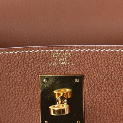 Hermes Togo Kelly Retourne 28 Gold 8 of 34