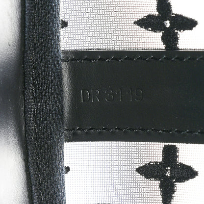 Louis Vuitton Monogram See Through Keepall Bandouliere 50 Black 7 of 10