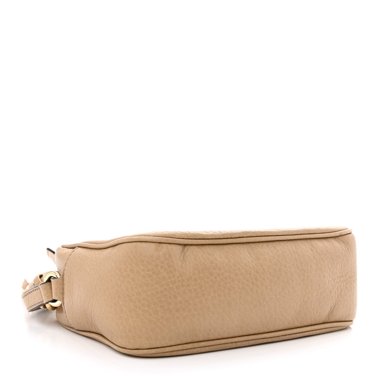 Pebbled Calfskin Small Soho Disco Bag Camelia