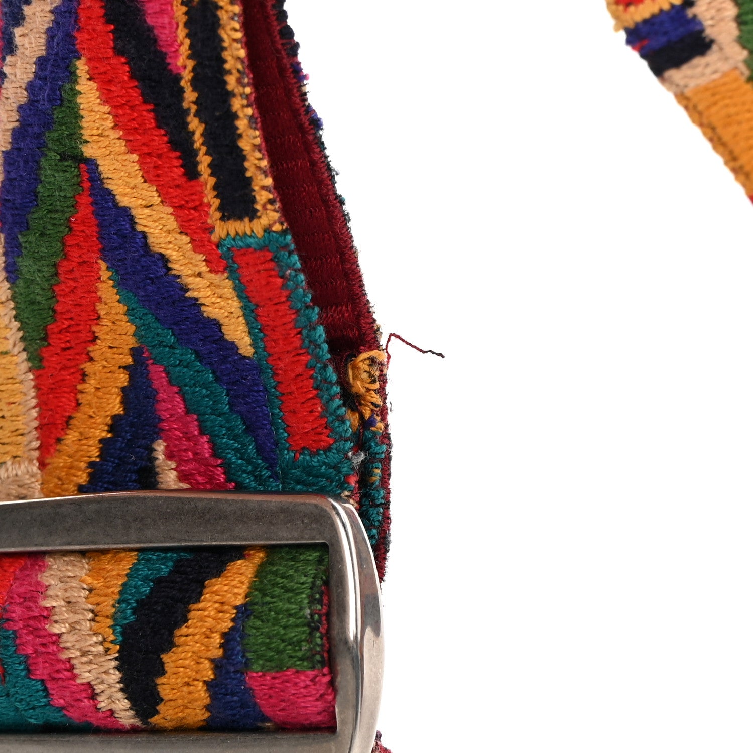 Valentino Garavani Denim Guitar Strap Rockstud Rolling Shoulder Flap Messenger Bag 12 of 14
