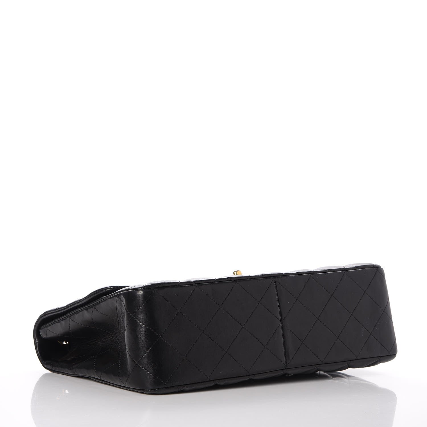 Chanel Lambskin Quilted Jumbo Single Flap Black 5 of 9