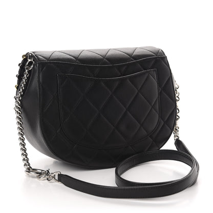 Chanel Lambskin Quilted Studded Bubble Flap Black 2 of 9