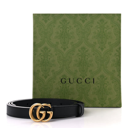 Gucci Calfskin Double G 20mm Belt 105 42 Black 5 of 5
