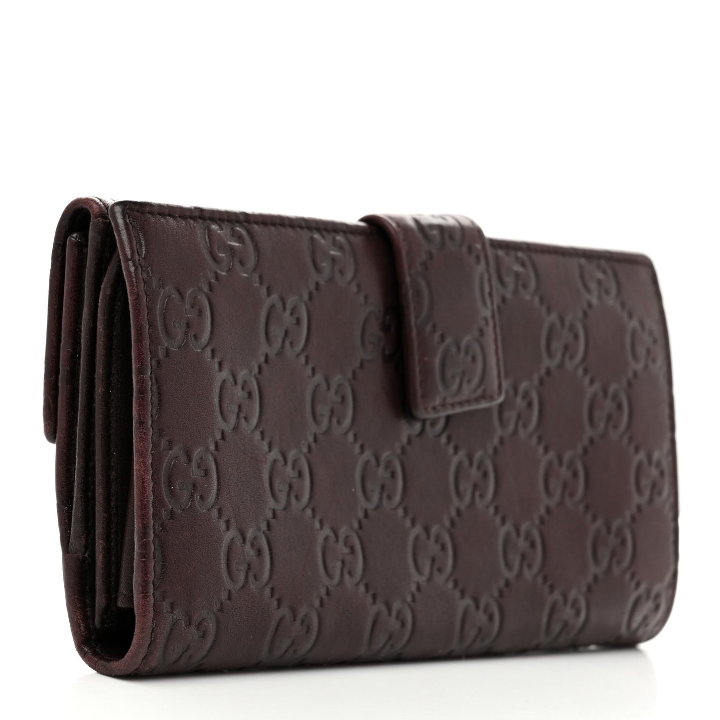 Guccissima Princy Continental Wallet Brown