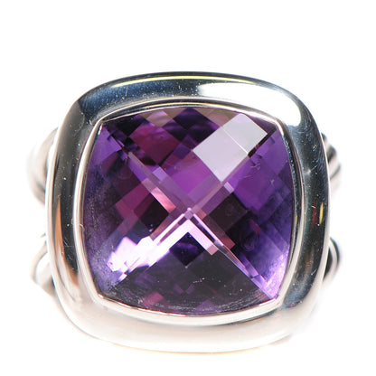 David Yurman Sterling Silver Amethyst 14mm Albion Ring 52 6 1 of 5