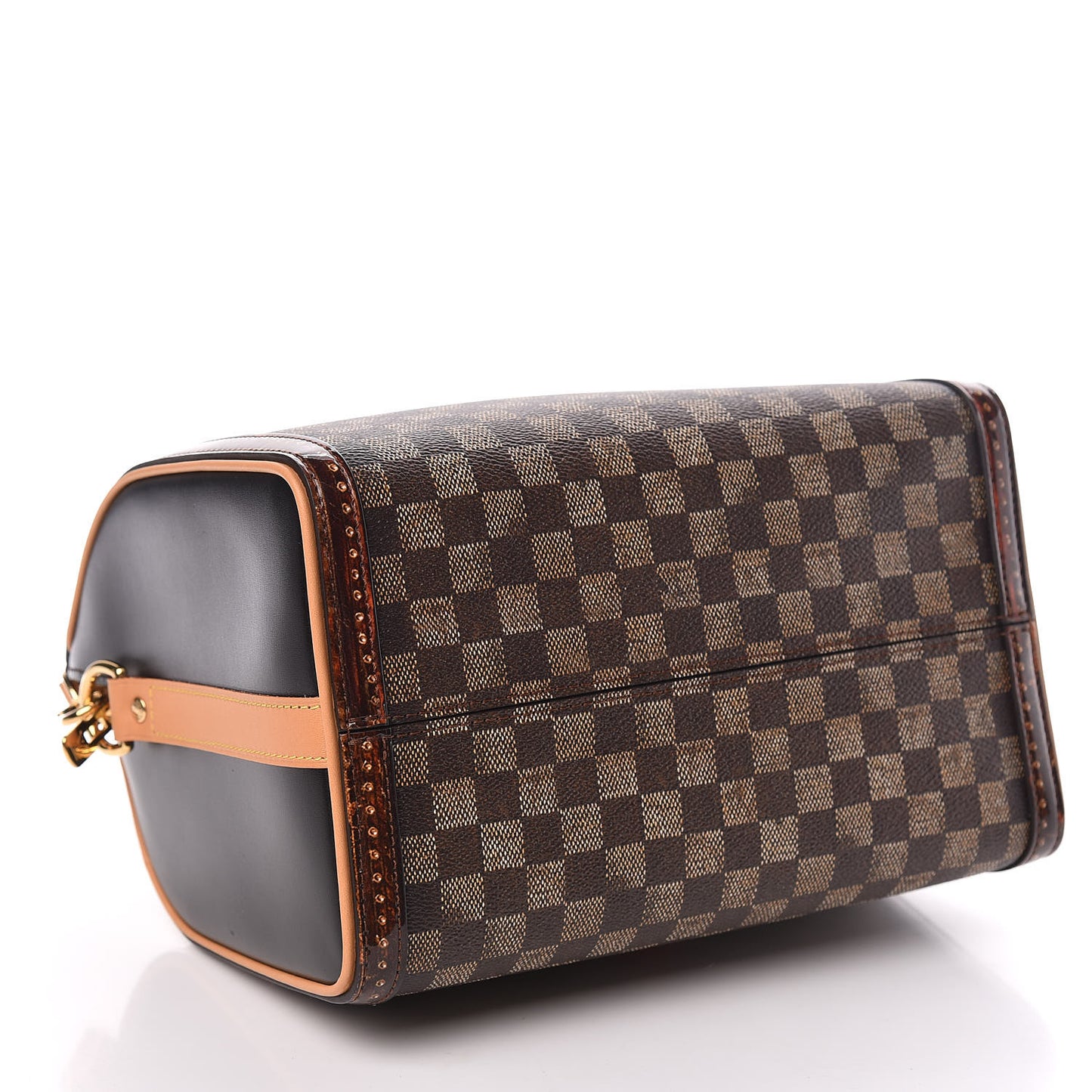 Transformed Damier Ebene Time Trunk Speedy Bandouliere 25 Black