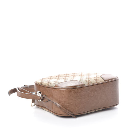 Gucci Monogram Mini Bree Messenger Bag Beige Tabacco 4 of 9