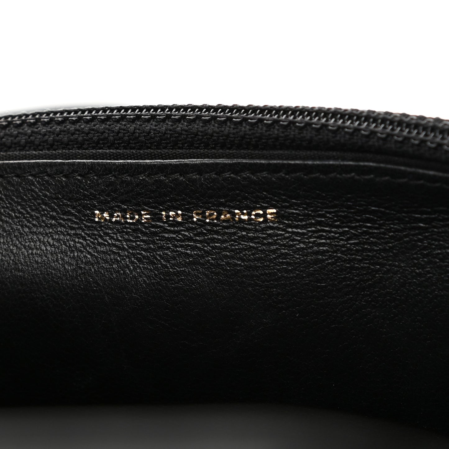 Lambskin Chevron Boy Wallet On Chain WOC Black