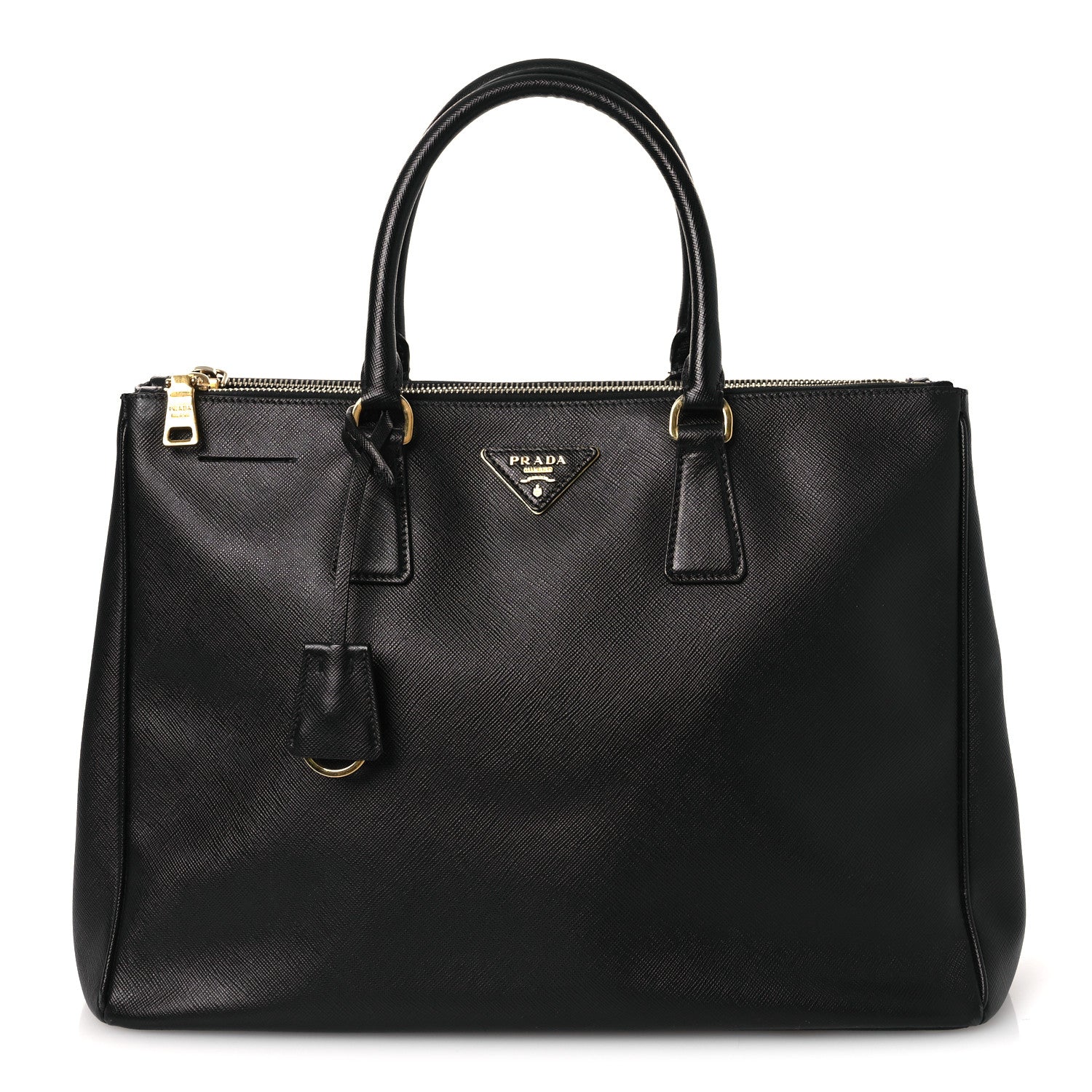 Prada Saffiano Large Galleria Double Zip Tote Black 1 of 13