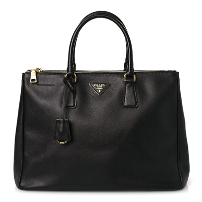 Prada Saffiano Large Galleria Double Zip Tote Black 1 of 13