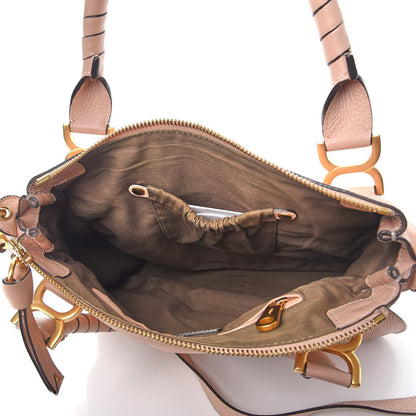 Chloe Calfskin Medium Marcie Satchel Blush Nude 6 of 13