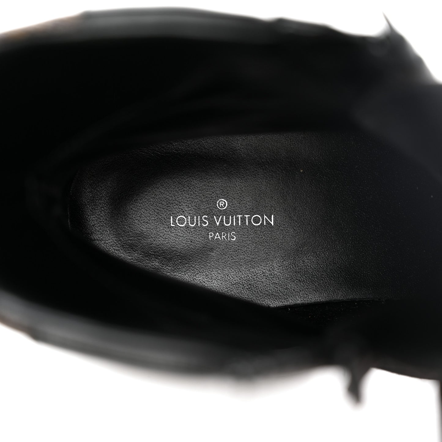 Suede Calfskin Monogram Laureate Platform Desert Boots 39 Black