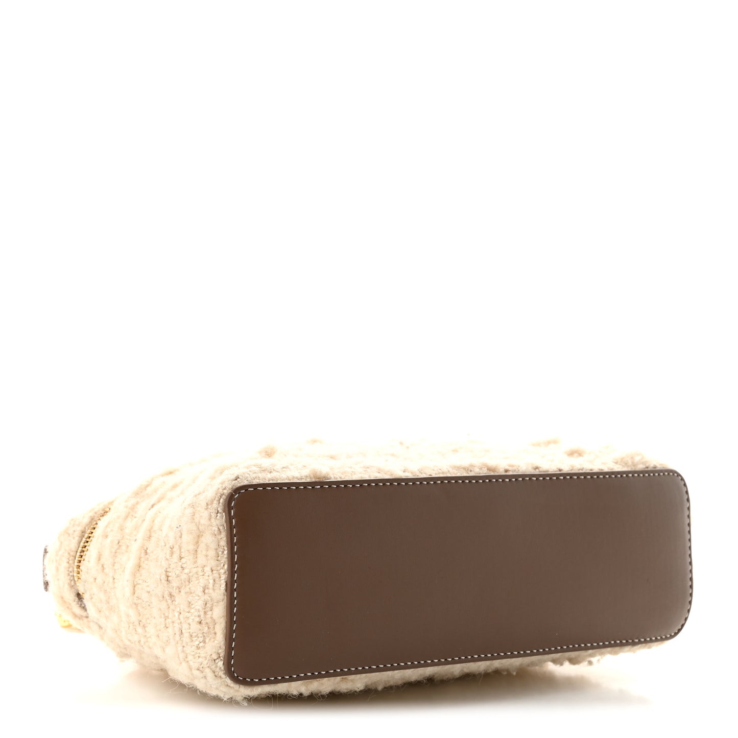 Boucle Wool L19 Extra Pocket Pouch White Fossil