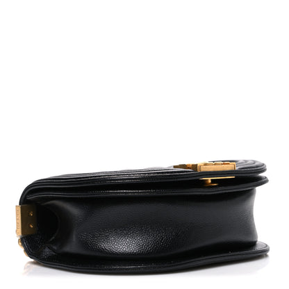 Chanel Caviar Quilted Small Boy Messenger Bag Black 4 of 10