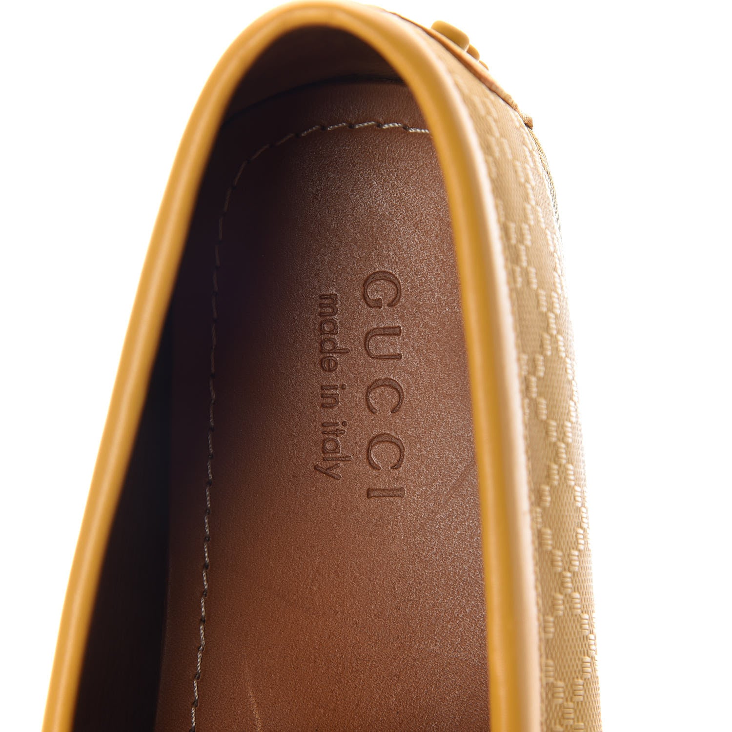 Gucci Bright Diamante Mens Driver Loafers 9 Bumblebee 6 of 7
