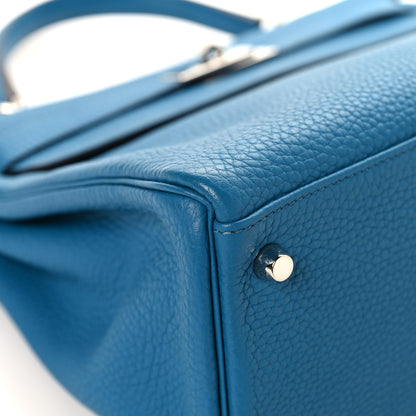 Hermes Togo Kelly Retourne 32 Bleu Izmir 11 of 12