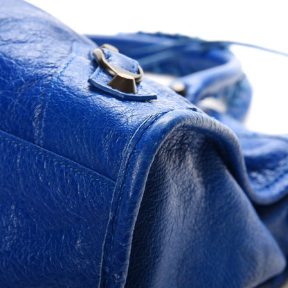 Balenciaga Agneau Classic Hardware City Bleu Lazuli 11 of 13