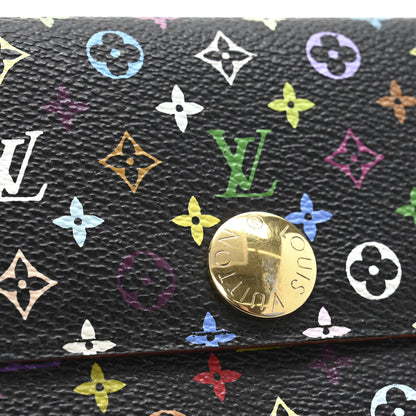 Louis Vuitton Monogram Multicolor Sarah Wallet Black Grenade 9 of 10