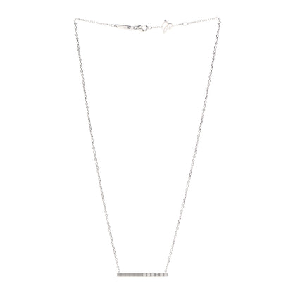 Chopard 18K White Gold Diamond Ice Cube Pure Necklace 3 of 5