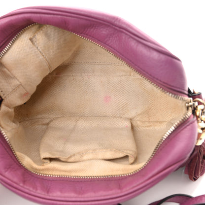 Gucci Pebbled Calfskin Small Soho Disco Bag Peonia Flower 5 of 10