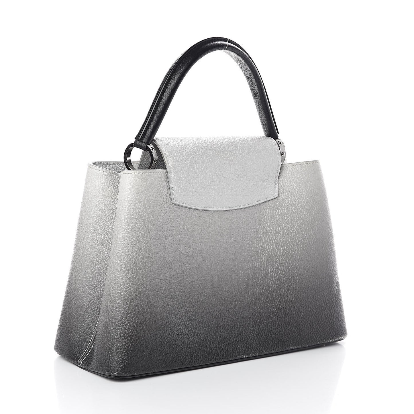 Taurillon Capucines MM Cloudy Black