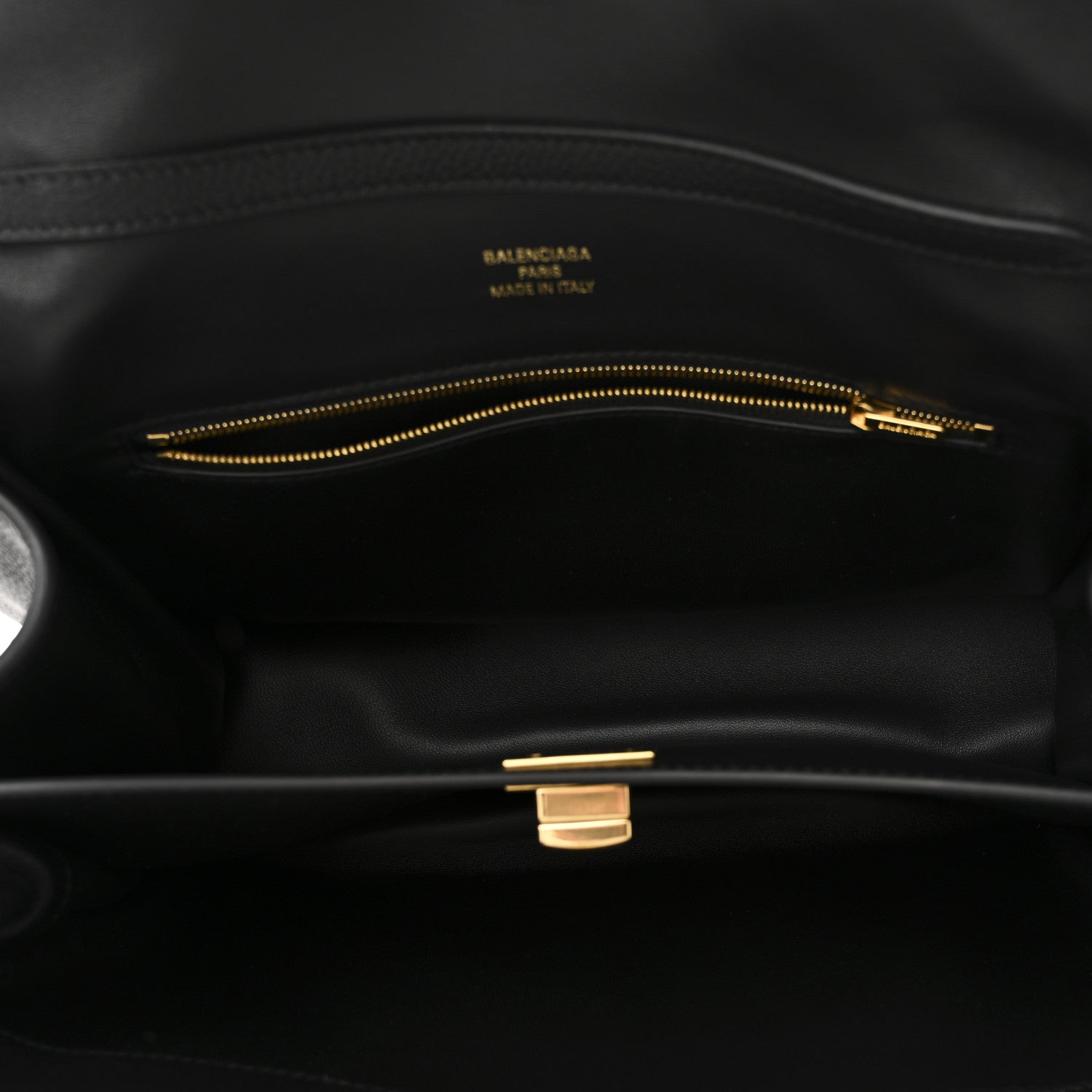 Balenciaga Grained Calfskin Small Rodeo Top Handle Handbag Black 5 of 9